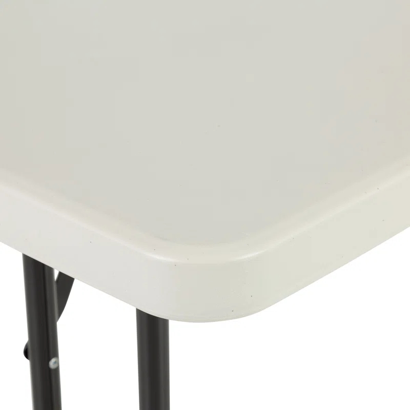 Rectangular Blow-Molded Plastic Folding Training Seminar Table
