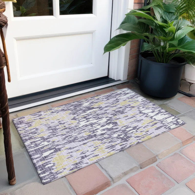 Machine Washable Indoor/Outdoor Chayden ACN986 1'8" x 2'6" Rug