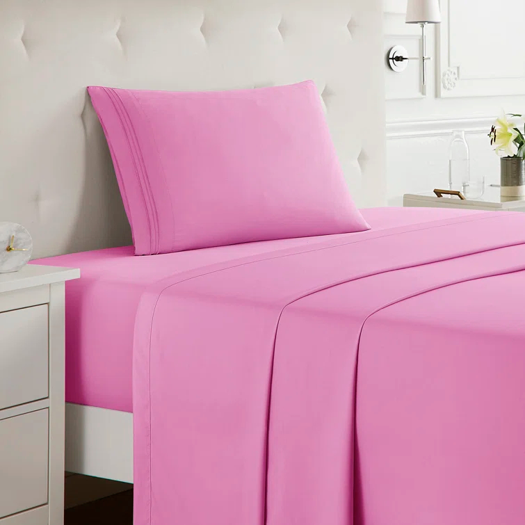 Nestl Double Brushed Hotel Luxury Sheet Set with Extra Soft Sheets & Pillowcases