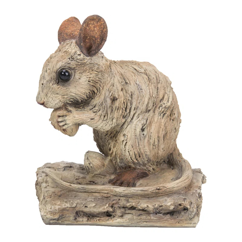 Hi-Line Gift Ltd. MOUSE DRIFTWOOD LOOK