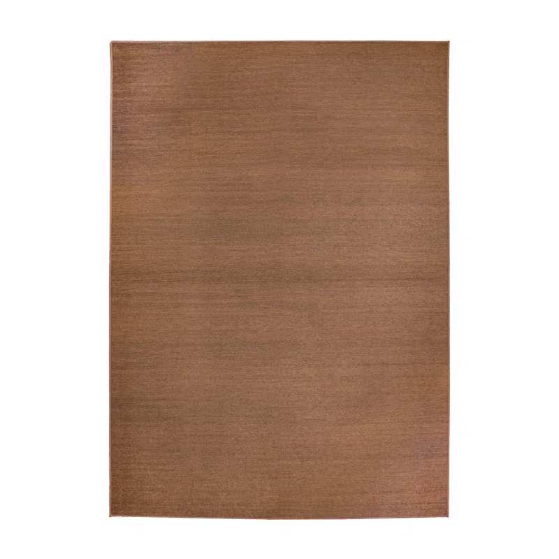 My Magic Carpet Solid Espresso Flatweave Indoor / Outdoor Rug
