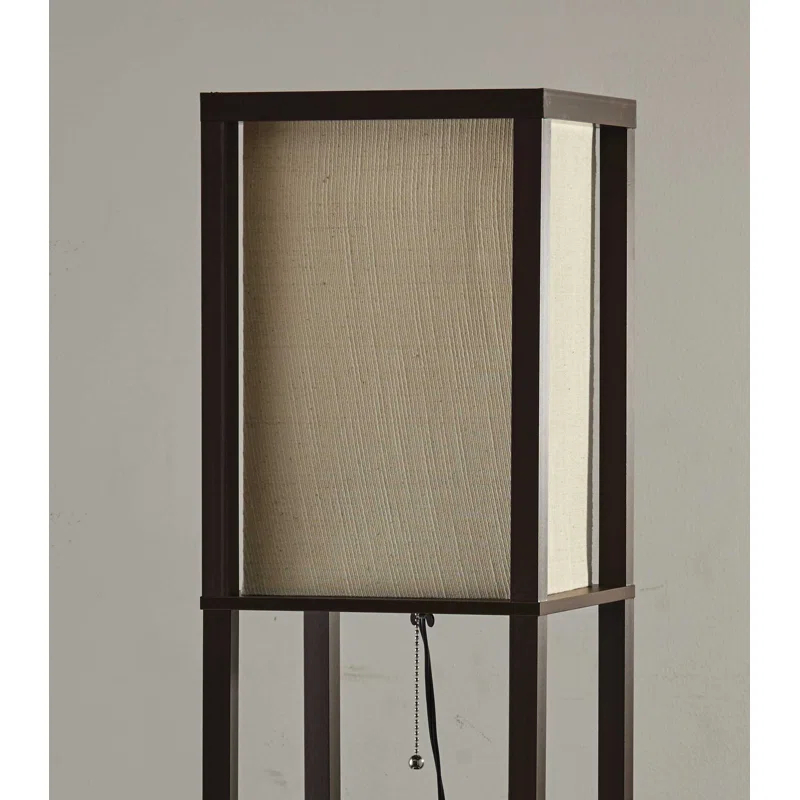 ZeaZu 63'' Column Floor Lamp with Outlet