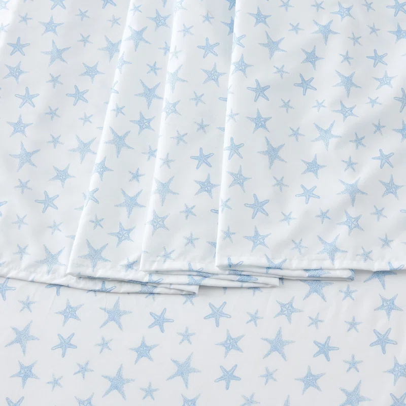 Ultra Soft Coastal Printed Microfiber Sheet Set