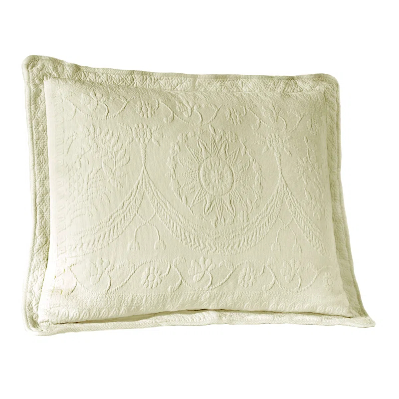 King Charles Matelasse Cotton Pillow Sham