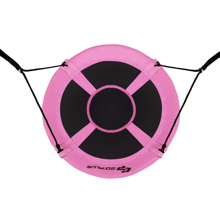 Costway Goplus 40'' Flying Saucer Tree Swing Indoor Outdoor Play Set Kids Christmas Gift Green