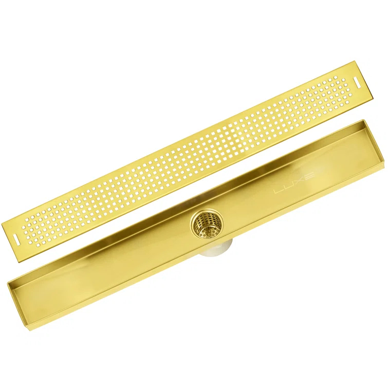 LUXE Linear Drains 3.19'' W Linear Grid SP-48-CH