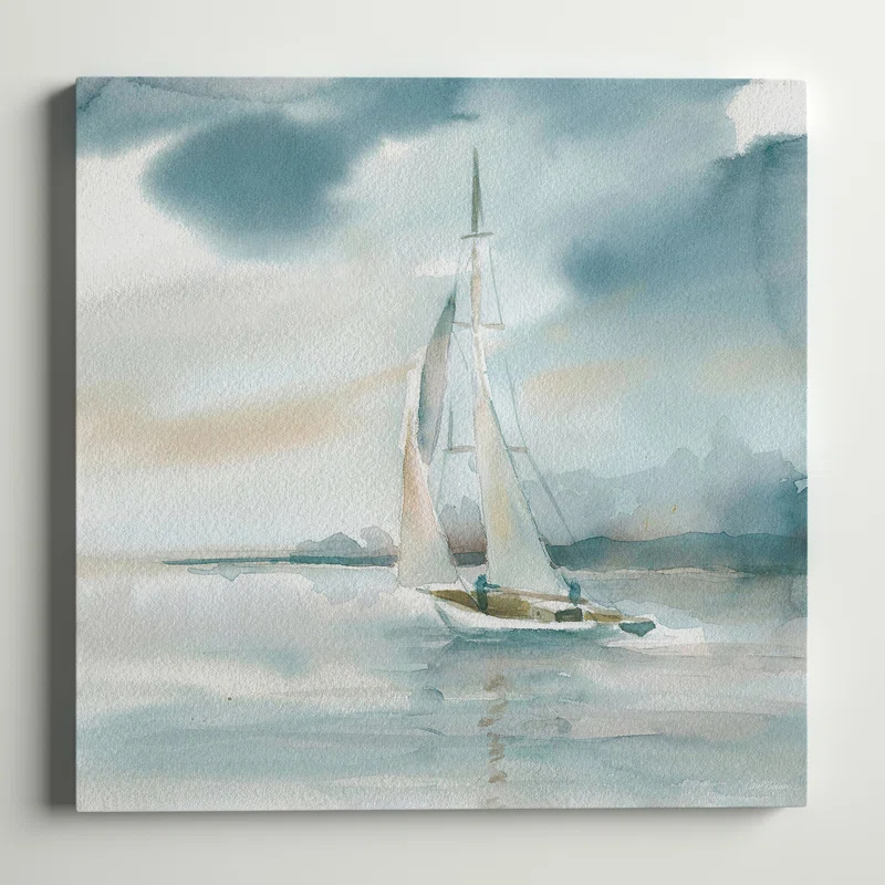 Sand & Stable™ " Subtle Mist I " Painting Print
