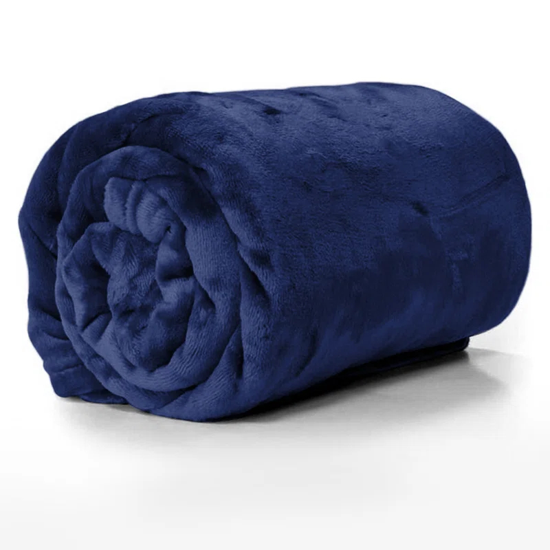 IMPERIAL HOMEWARE LONDON LIMITED Reversible Mink Faux Plush Fur Fleece Blanket