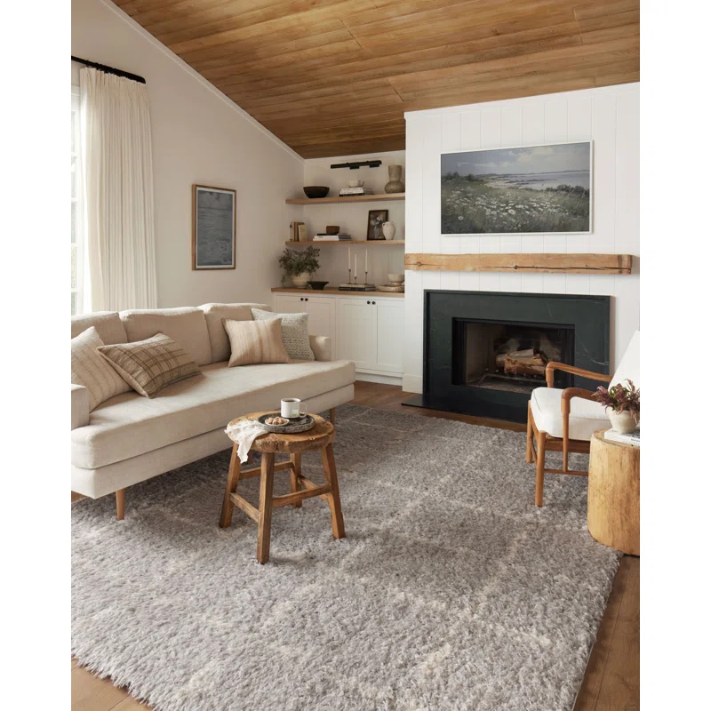 Angela Rose x Loloi Amira Silver / Ivory Area Rug