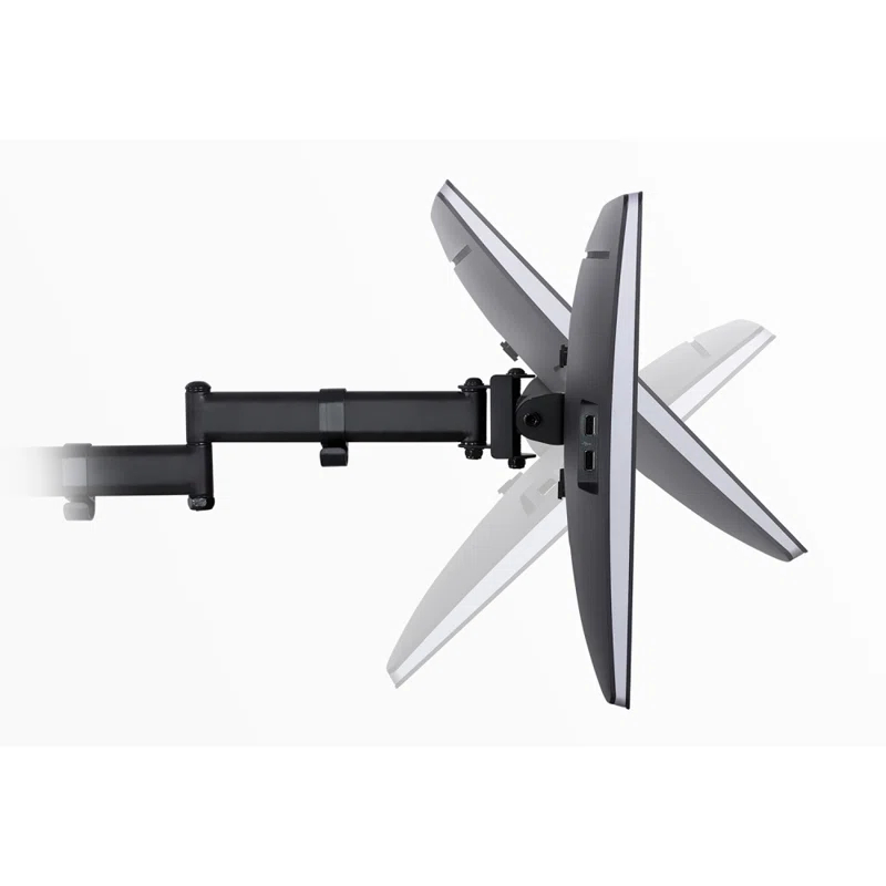 Mount-it Mount-It Full Motion Triple Monitor Mount 3 Screen Desk Stand Fits 13 - 27 in. Computer Monitors