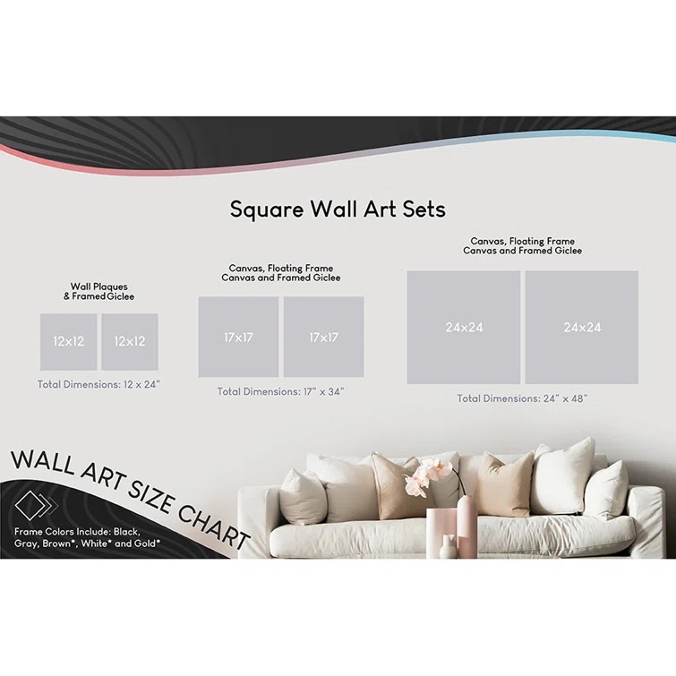 Stupell Industries " Rising Sun Rainbow Crescent Moon Abstract Pink Sky " by Daphne Polselli 2 - Pieces