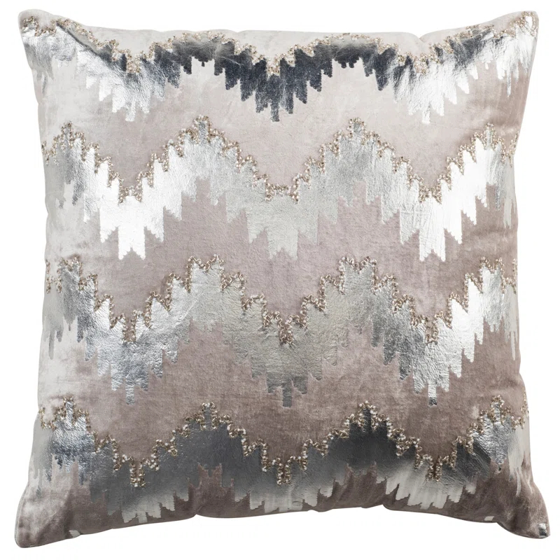 Sophia Embroidered Velvet Throw Pillow