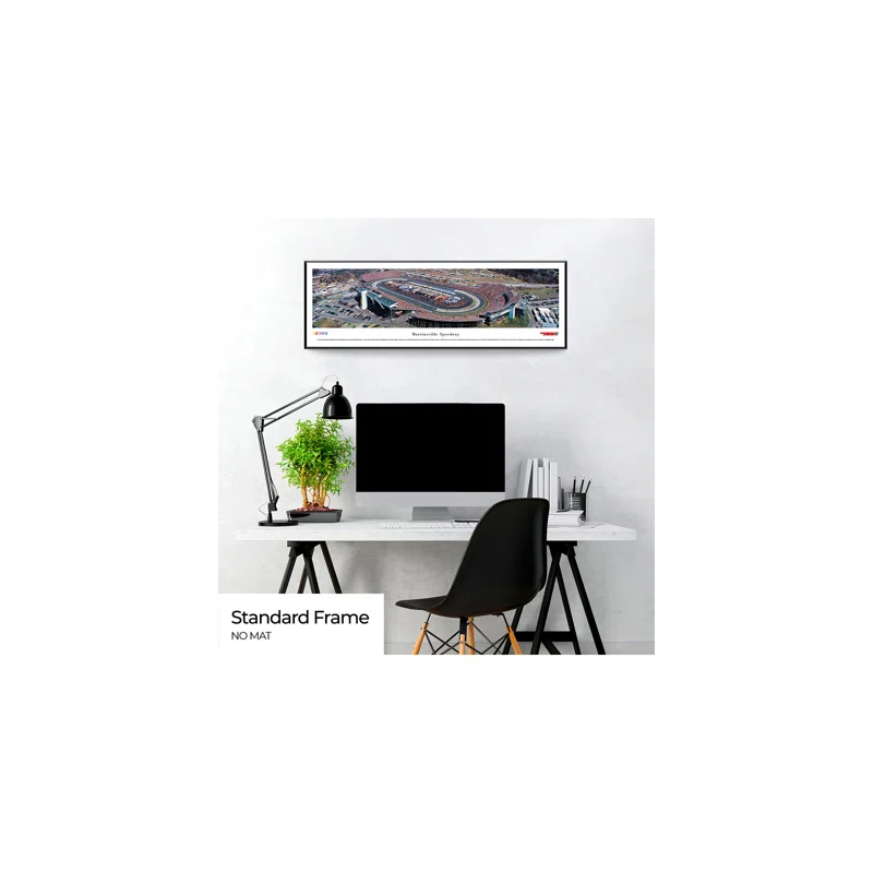 Blakeway Worldwide Panoramas, Inc NASCAR Race Track Framed Photograph Print on Paper