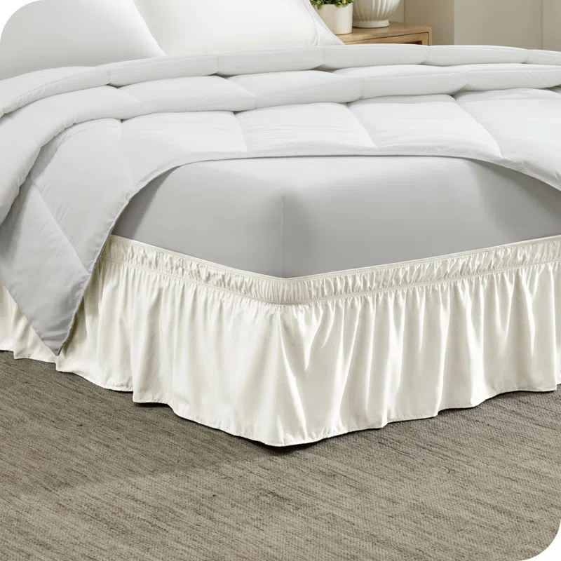 Bare Home Ruffled Wrap Around Bed Skirt