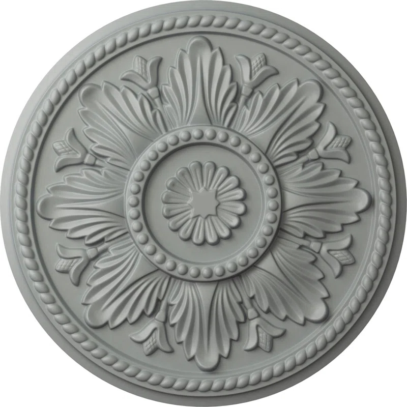 Ekena Millwork Edinburgh 18'' H x 18'' W D Urethane Ceiling Medallion