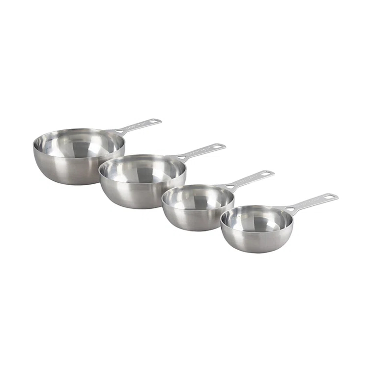 Le Creuset Le Creuset Stainless Steel Batch Baking Measuring Cups - Set of 4
