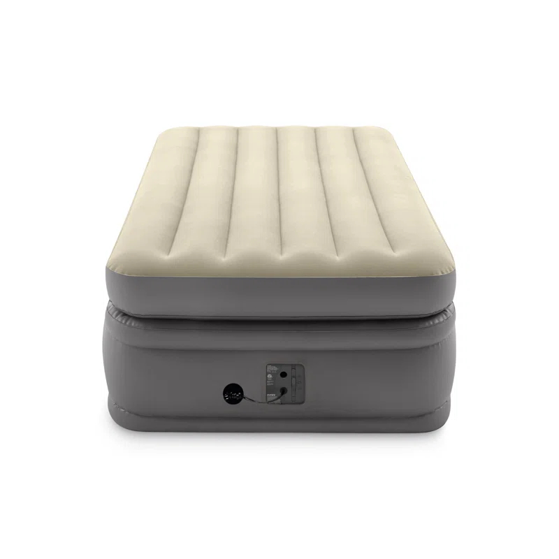 Intex Intex Dura Beam Plus Fiber-Tech Elevated Air Mattress with Built-In Pump