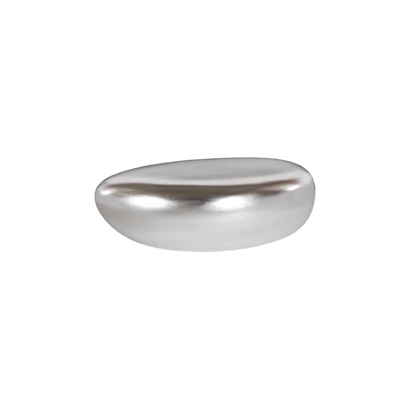 Silver Leaf River Stone Coffee Table