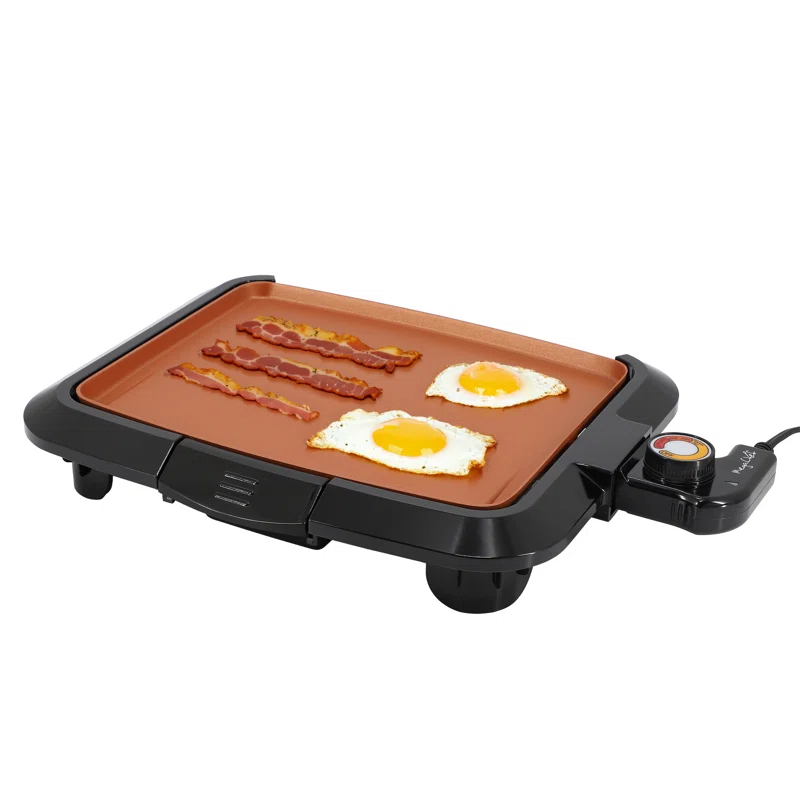 MegaChef MegaChef 10.63 Inch Electric Grill with Copper Coating