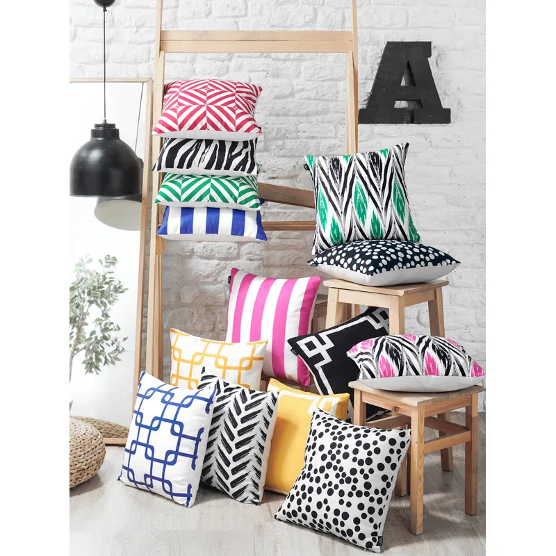 Stripe Striped Reversible Pillow Cover