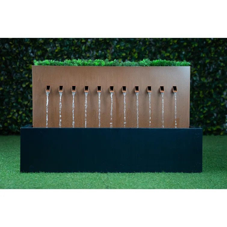 Hi-Line Gift Ltd. Metal Weather Resistant Floor Fountain