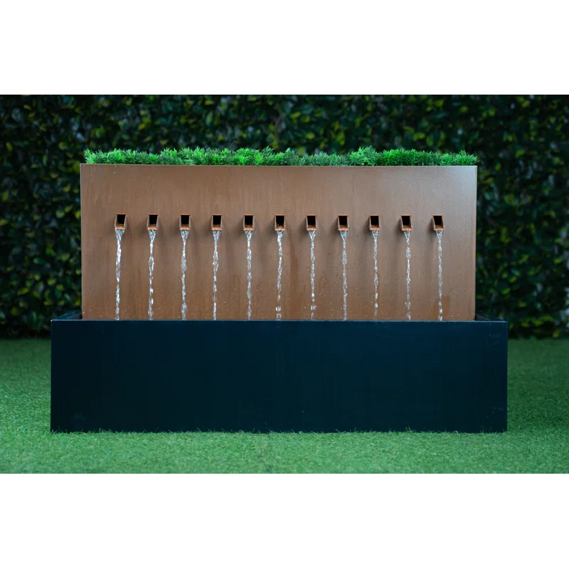 Hi-Line Gift Ltd. Metal Weather Resistant Floor Fountain