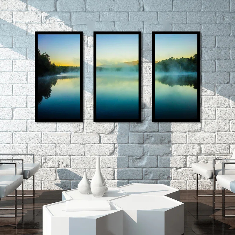 " Julian Price Lake In The Blue Ridge Mountains " 3 - Pieces