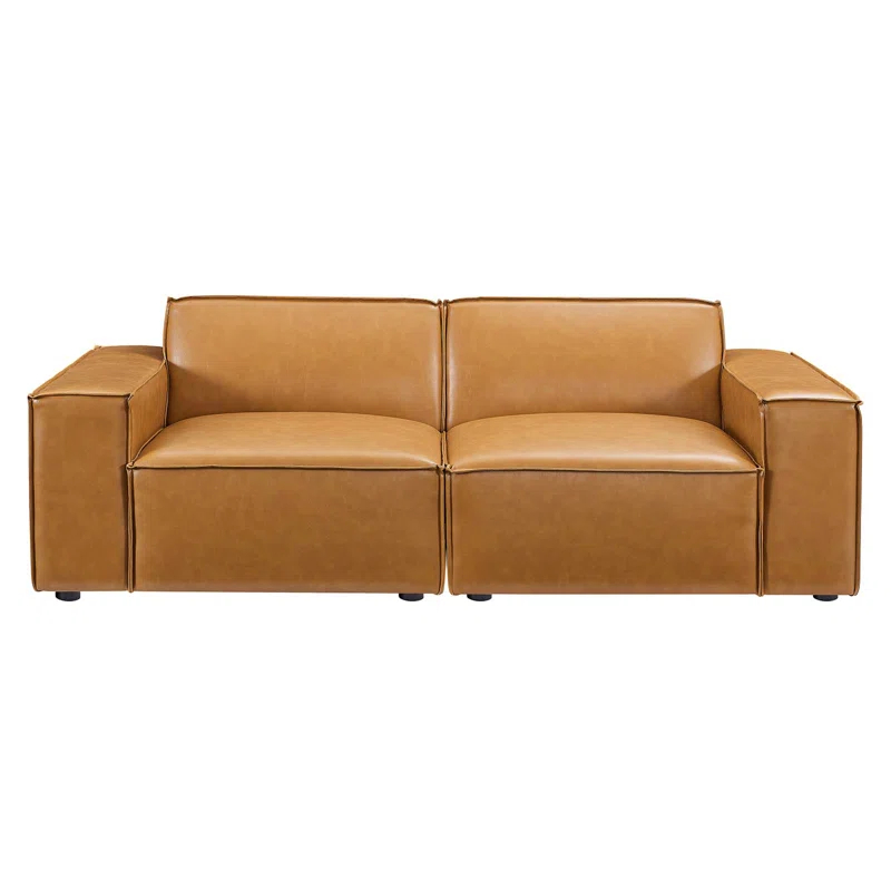 Modway Modway Restore Vegan Leather Loveseat