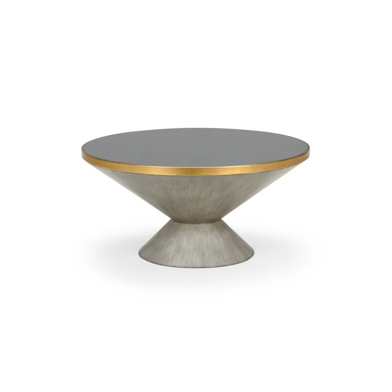 New York Glass Top Coffee Table