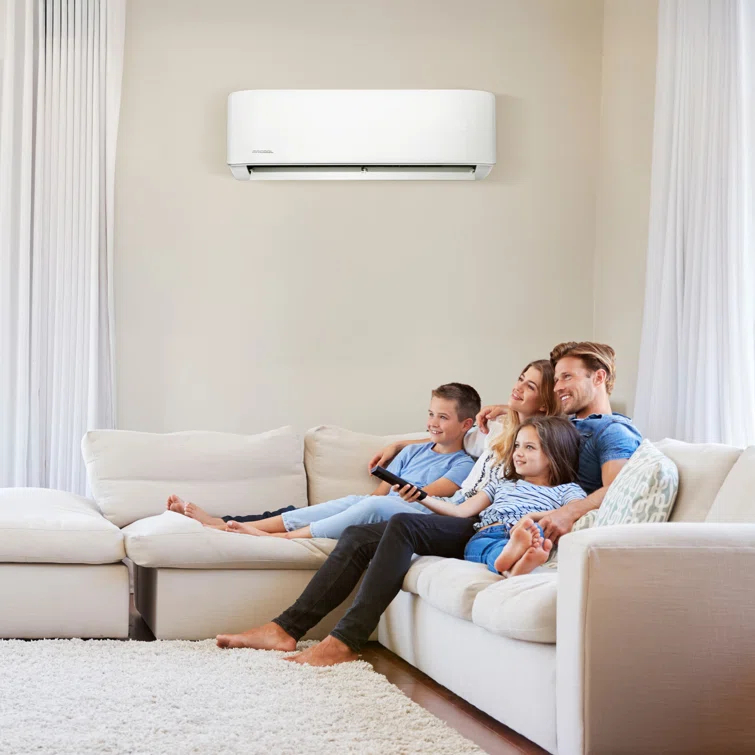 MrCool MRCOOL Advantage 12,000 BTU Ductless Inverter Wall Mount Heat Pump System, White