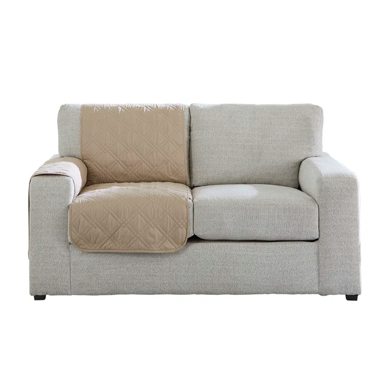 Sure Fit Polyester Box Cushion Sofa Slipcover