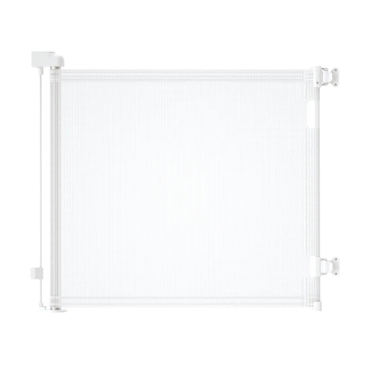 Tucker Murphy Pet™ 168 Inch Extra Wide Retractable Baby Gate,mesh Large Baby Gate Or Mesh Pet Dog Gate, Opening Wide Extra Long Child Safety Gate For Indoor, Outdoor, Stairs, Deck(33"x168")