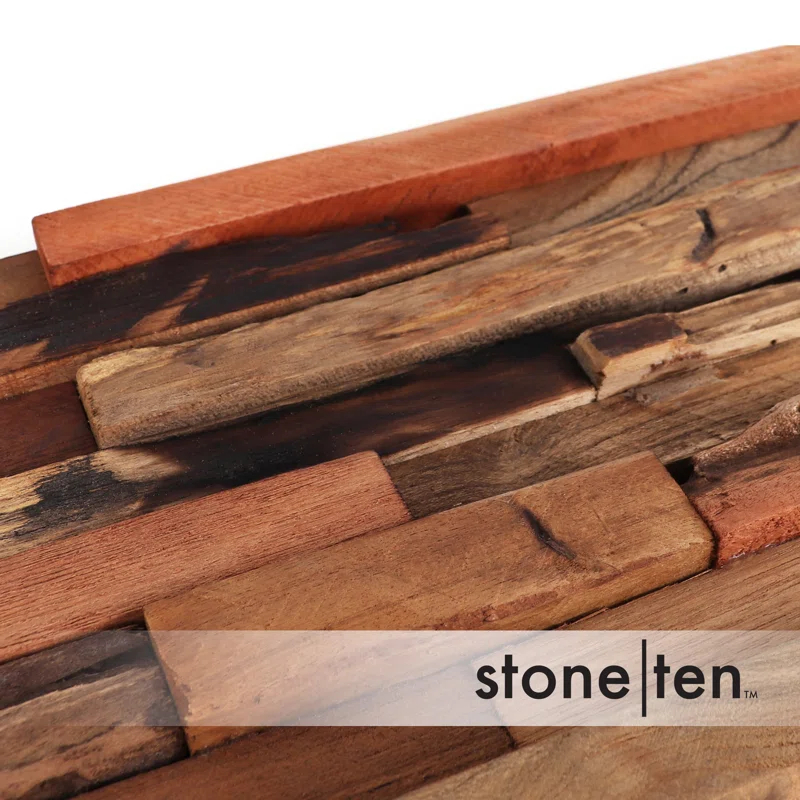 Stone Ten 7" x 21.25" Reclaimed Wood Wall Paneling (12-pack) (Set of 12)