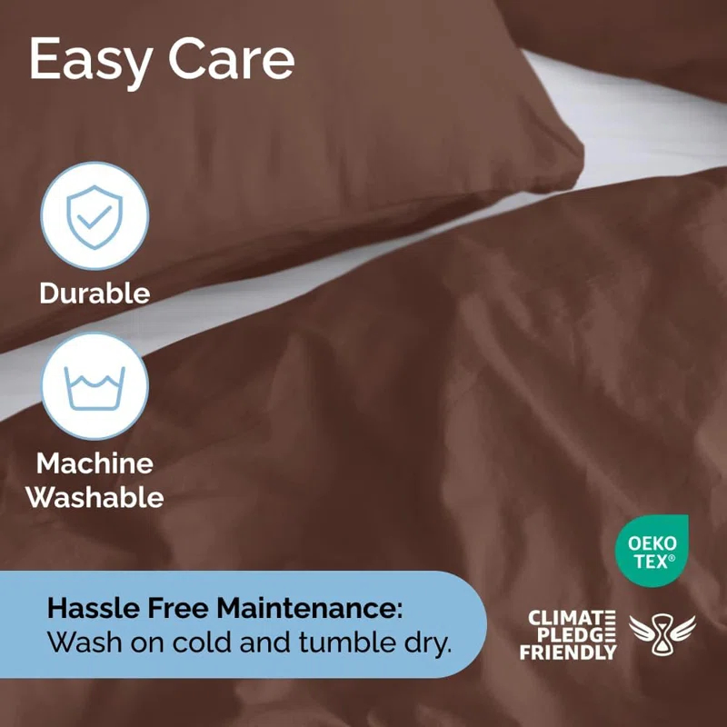 CGK Linens Premium Hotel Quality Soft & Cooling Duvet Cover Set