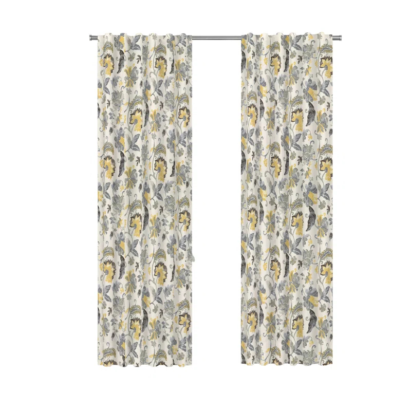 Nina Polyester Blackout Curtain Panel
