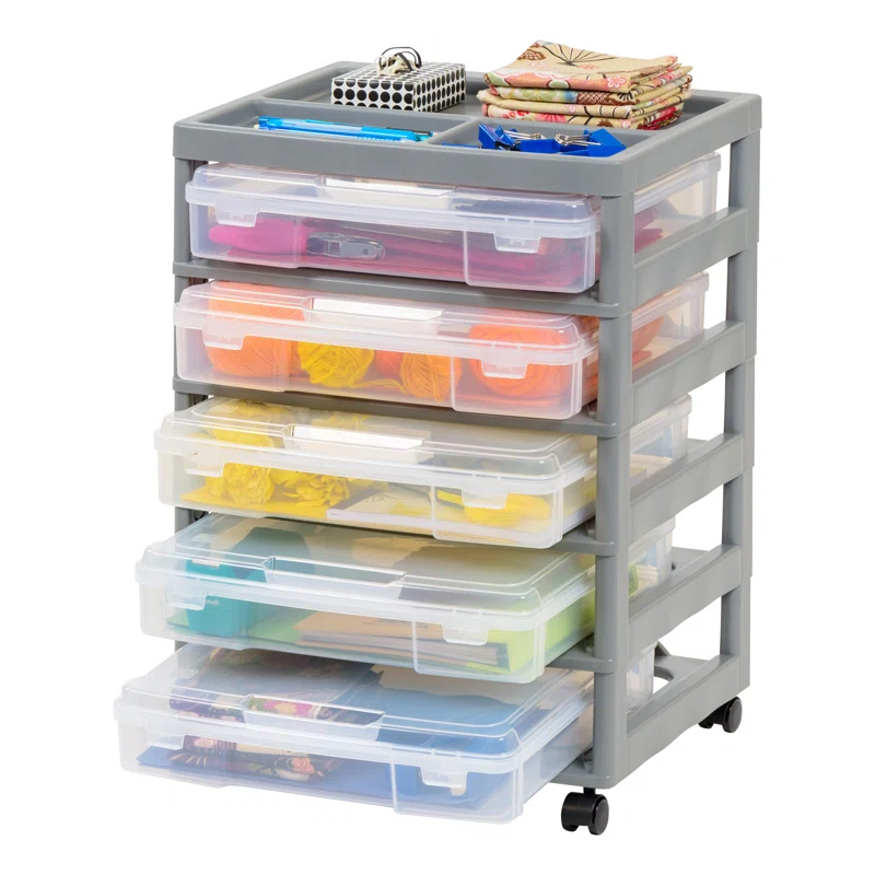 IRIS USA, Inc. Drawer Plastic Storage Chest with Casters