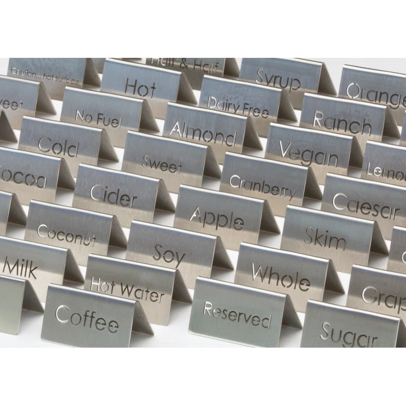 Service Ideas Stainless Steel Place Cold Holder