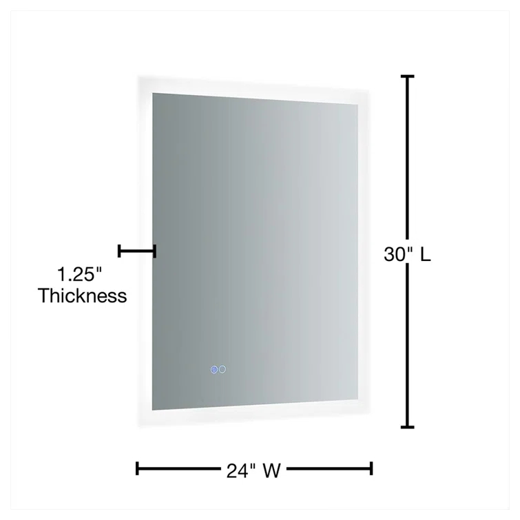Fresca Angelo Flat LED Wall Mirror