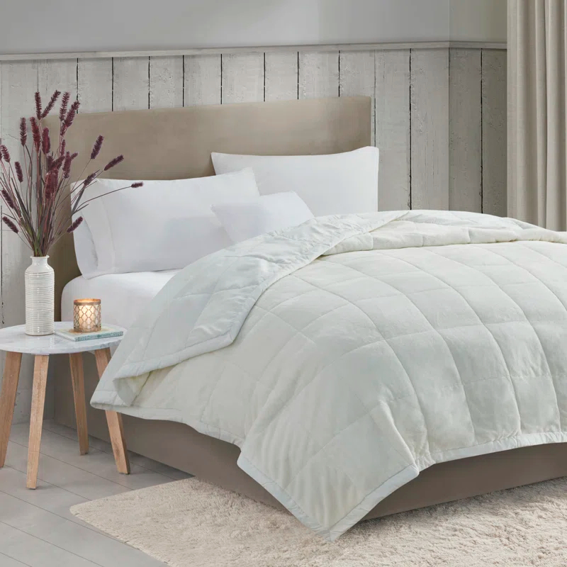 Madison Park Coleman Reversible HeiQ Smart Temperature Down Alternative Blanket