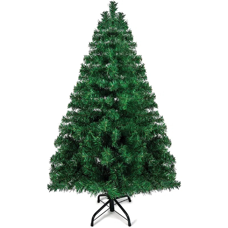 Premium 4Ft Christmas Tree W/ 320 Tips For Fullness - 4 FT Christmas Tree Small - Artificial Canadian Fir Full Bodied Small Christmas Tree 4Ft W/Metal Stand, Lightweight & Easy To Assemble
