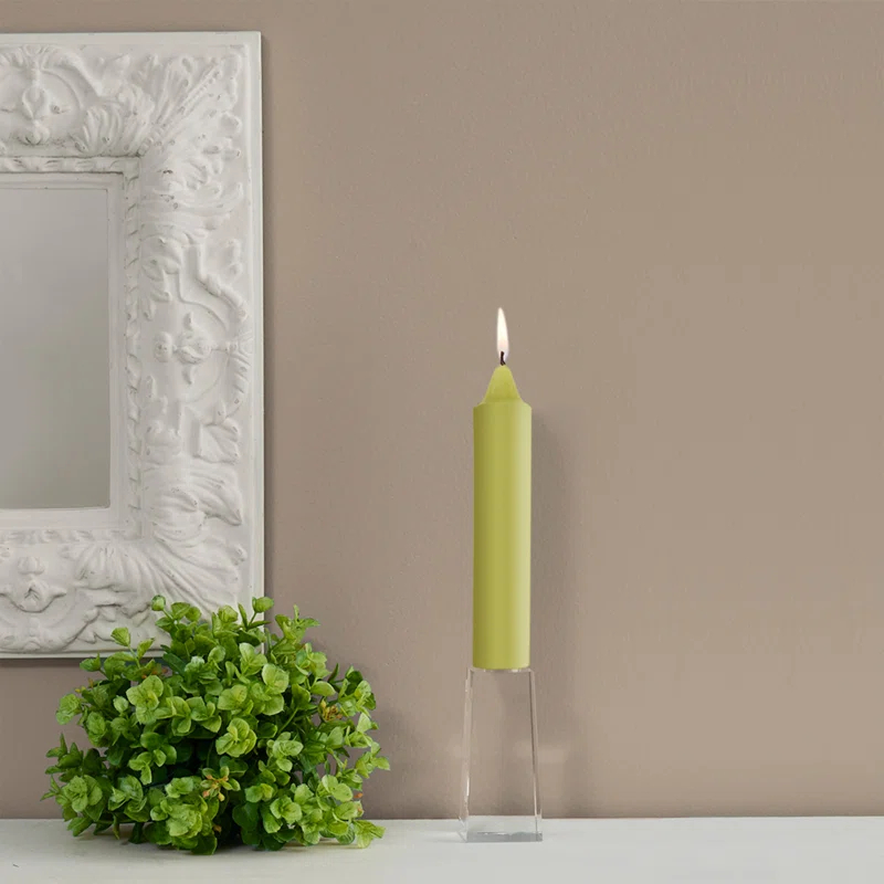 Smooth Collenette Unscented Taper Candle (Set of 4)