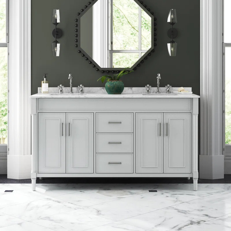 Joss & Main Addison 60" Double Bathroom Vanity Base Only