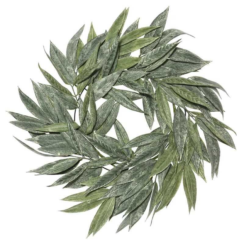 Primrue Muddy 24" Plastic Wreath & Reviews | Wayfair