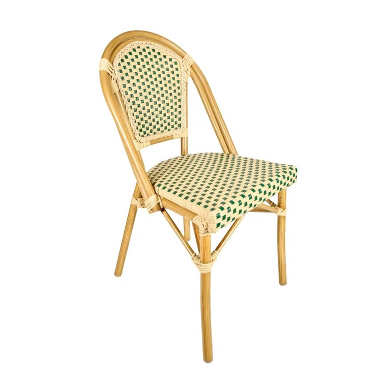 Chivari Armless French Patio Dining Chivari Chair, 2 Chair Bundle by Chivari (Set of 2)