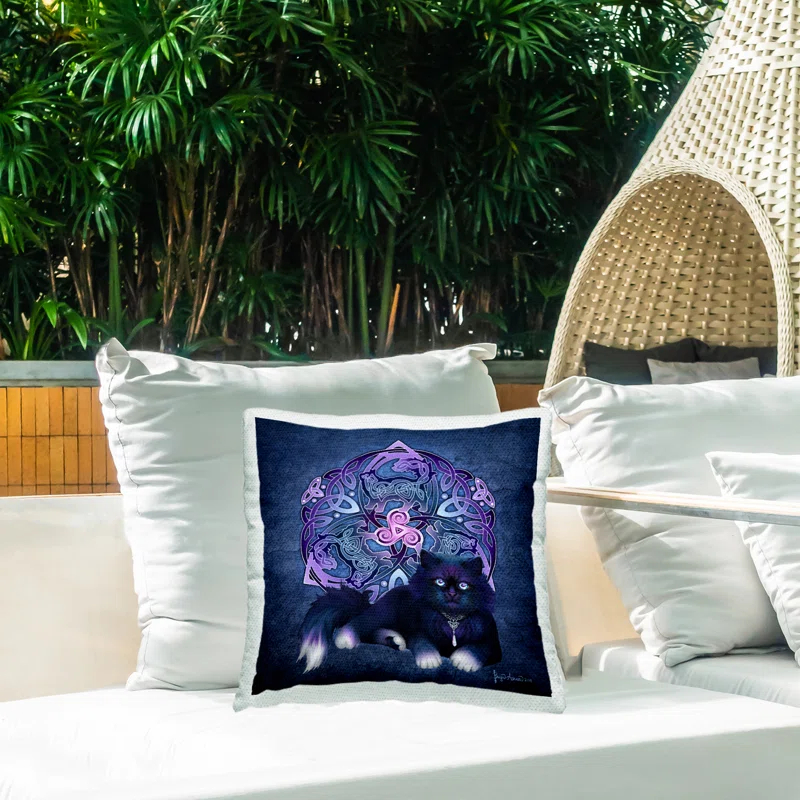 Stupell Industries Geometric Indoor/Outdoor Throw Pillow