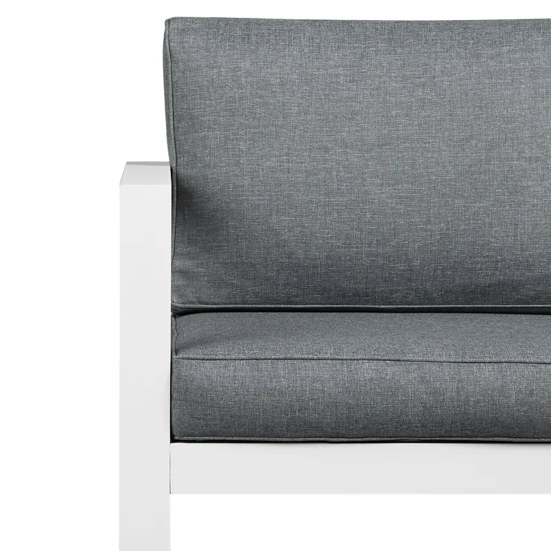 Real Flame BALTIC 55" Metal Outdoor Loveseat With Cushions by Real Flame