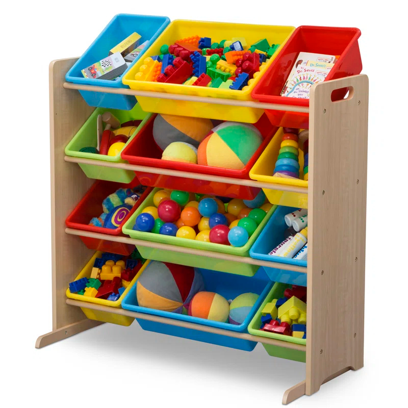 Delta Children Delta Children Kids Toy Storage Organizer with 12 Plastic Bins