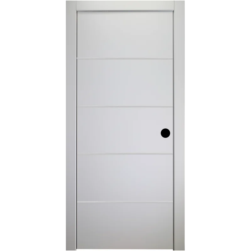 Belldinni Smart Pro 4H Polar White Paneled Manufactured Wood Interior Like a Prehung Door