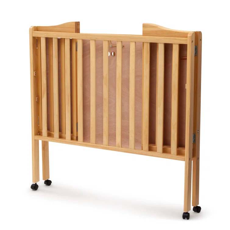 Delta Children Folding Mini Portable Crib with Mattress