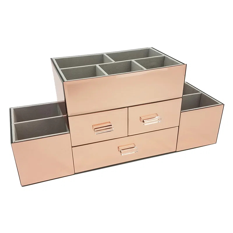 Rebrilliant Morrell Wood Makeup Organizer